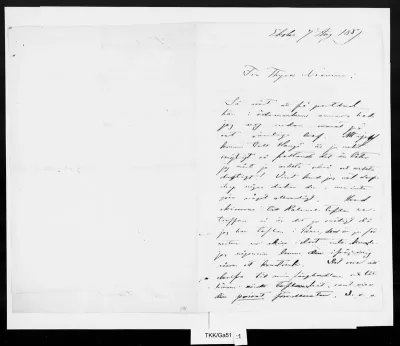 TKK/Ga51, Gallen-Kallela, Akseli, 7.8.1889