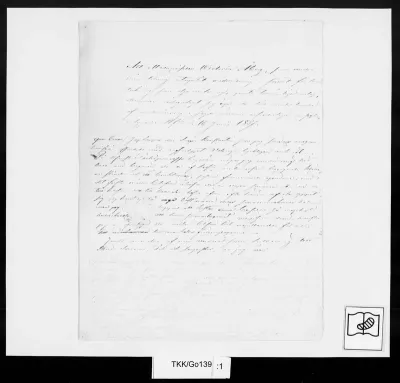TKK/Go139, Godenhjelm, Berndt Abraham / Diverse: opintotodistus (konsepti), 16.6.1857