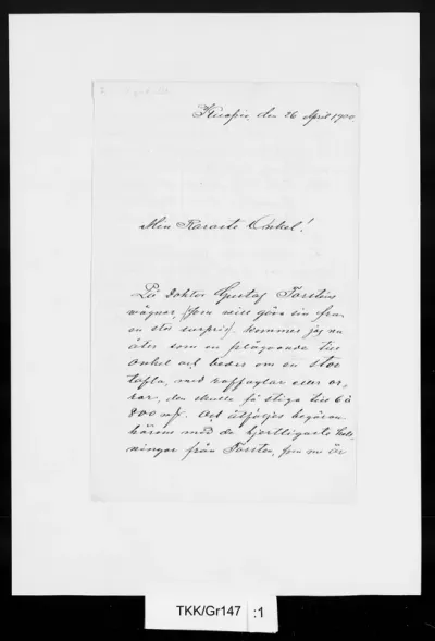 TKK/Gr147, Grahn, Ida, 26.04.1900