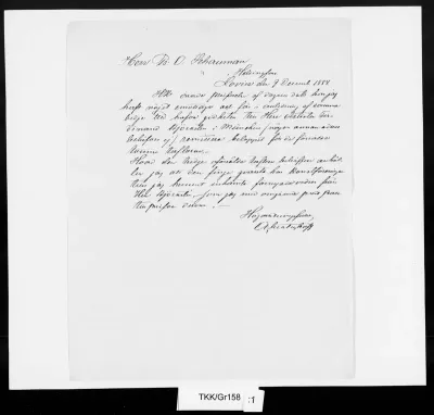 TKK/Gr158, Gratschoff, A., 9.12.1884