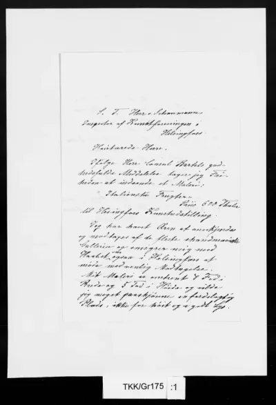 TKK/Gr175, Grönland, Th., 22.3.1874