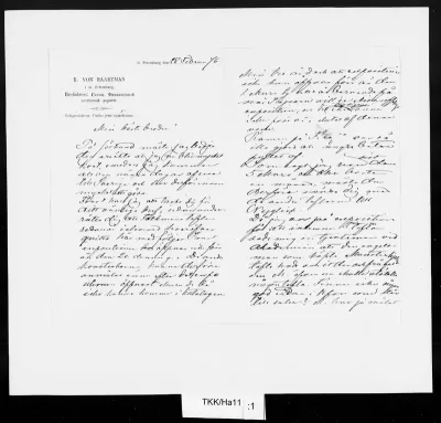 TKK/Ha11, Haartman, Rafael von, 28.2.1876