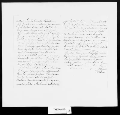 TKK/Ha115, Halonen, Pekka, toinen päivä [kevättalvi] 1893 (myöhempi merkintä)