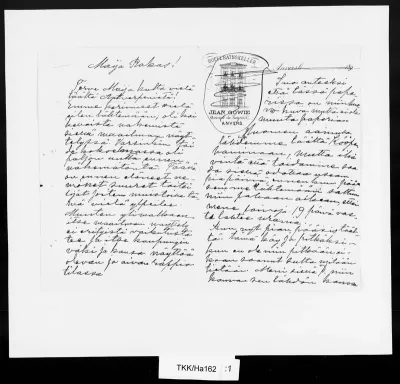 TKK/Ha162, Halonen, Pekka, 13.6.1894