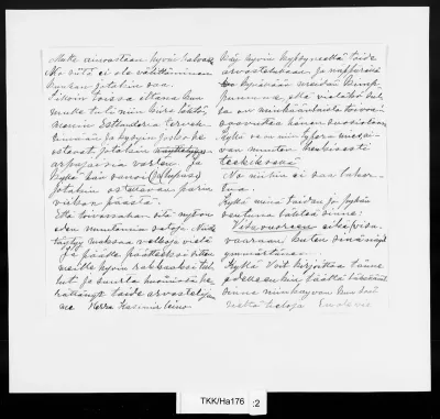 TKK/Ha176, Halonen, Pekka, [marraskuun alku] 1894 (myöhempi merkintä)