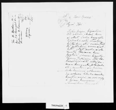 TKK/Ha228, Halonen, Pekka, [28.2.1898]