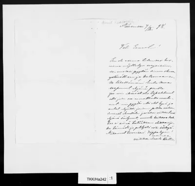 TKK/Ha242, Haltia, Kaarlo, 7.9.1898