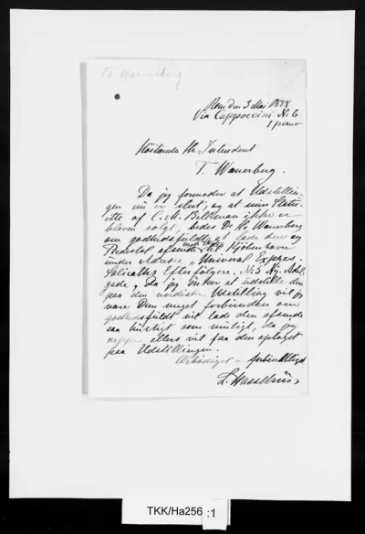 TKK/Ha256, Hasselriis, Louis, 3.5.1888