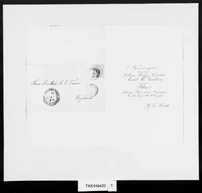 TKK/Hå420, Hårdh, H. E., [1880]