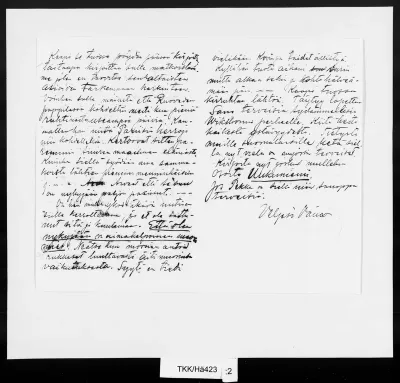 TKK/Hä423, Hämäläinen, Väinö, 12.06.1900
