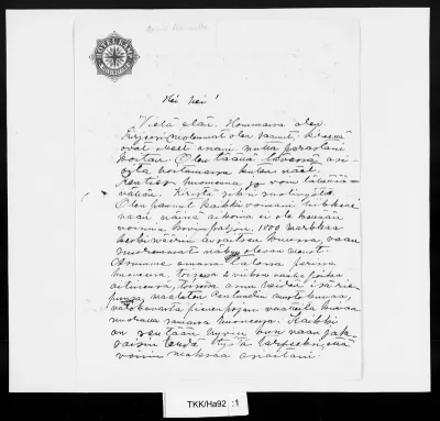 TKK/Ha92, Halonen, Pekka, 17.[3.1896]