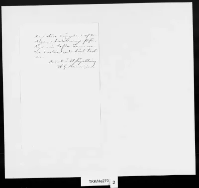 TKK/He270, Heinricius, A. G., 13.8.1894