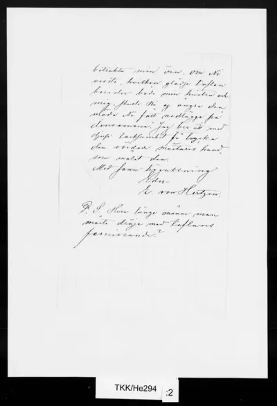 TKK/He294, Hertzen, E. von, 02.07.1900