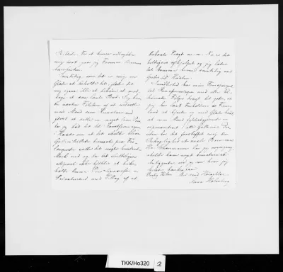 TKK/Ho320, Holmberg, Anna, 27.7.1885