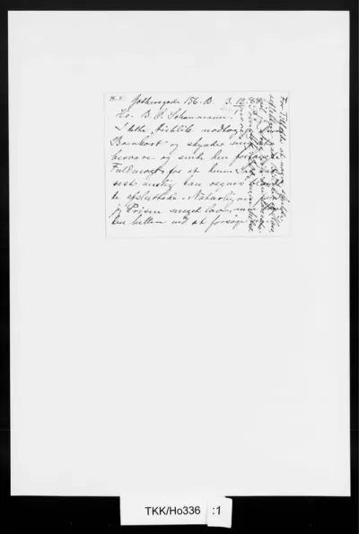TKK/Ho336, Holmberg, Anna, 3.12.1888