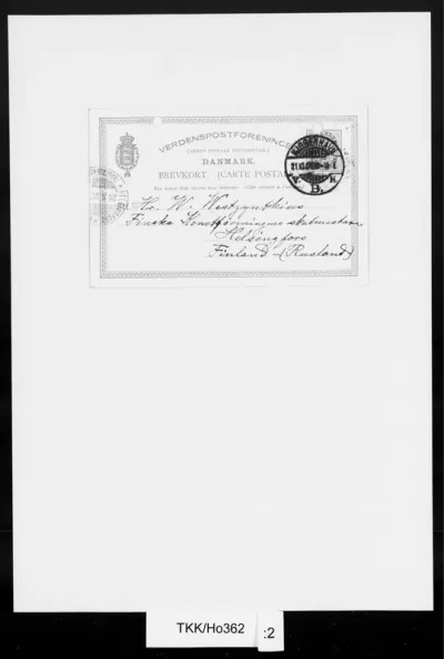 TKK/Ho362, Holmberg, Anna, 21.10.1904