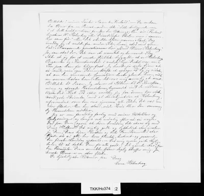 TKK/Ho374, Holmberg, Anna, 02.01.1905
