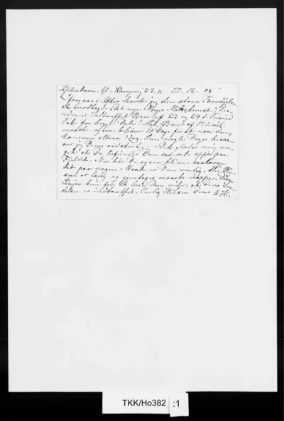 TKK/Ho382, Holmberg, Anna, 27.02.1905