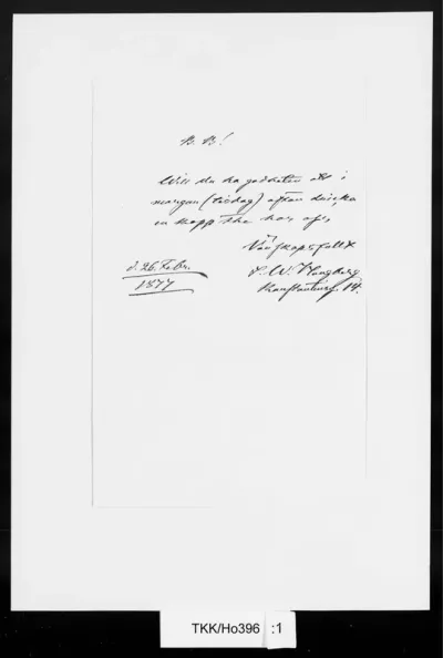 TKK/Ho396, Hougberg, V. W., 26.2.1877