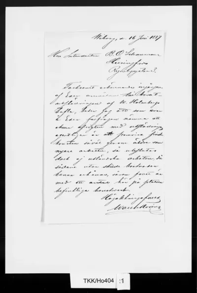 TKK/Ho404, Hoving, Walter, 16.6.1887