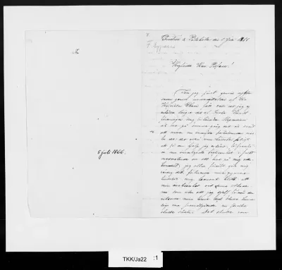 TKK/Ja22, Jansson, K. E., 5.7.1866