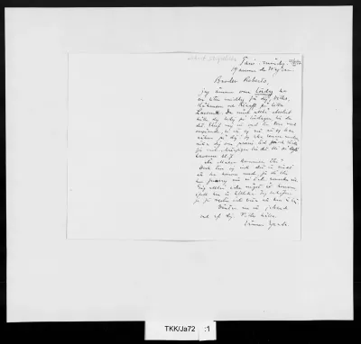TKK/Ja72, Janzon, Johan (Spada), 22.11.1897 (Myöhempi merkintä)