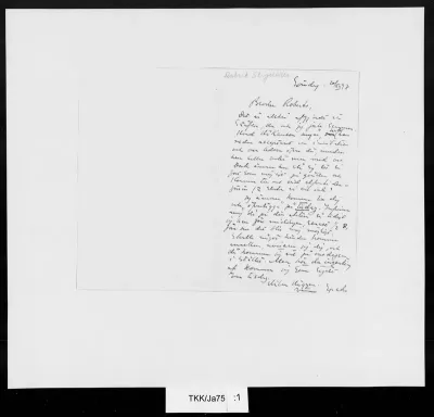 TKK/Ja75, Janzon, Johan (Spada), 20.12.1897 (Myöhempi merkintä)