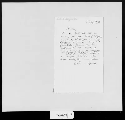 TKK/Ja78, Janzon, Johan (Spada), 6.6.1898 (Myöhempi merkintä)