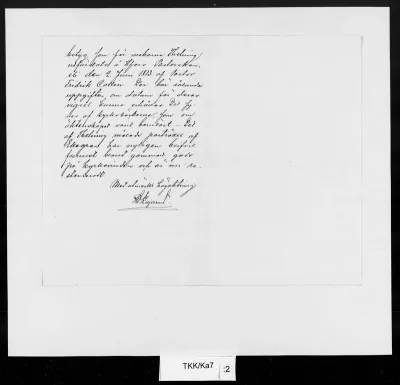 TKK/Ka7, Kajanus, H., 12/24.11.1887