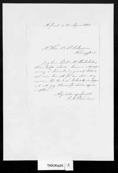 TKK/Ke24, Keinänen, Sigfrid August, 25.4.1883