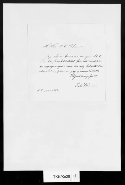 TKK/Ke25, Keinänen, Sigfrid August, 5.11.1883