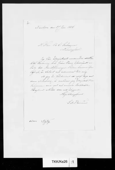 TKK/Ke26, Keinänen, Sigfrid August, 27.6.1884