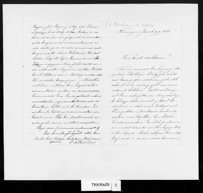 TKK/Ke29, Keinänen, Sigfrid August, 9.12.1885