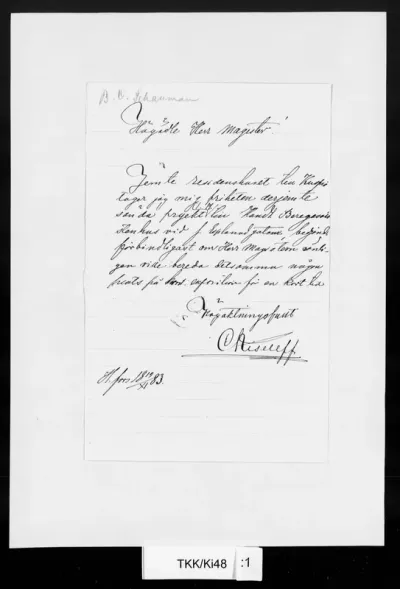 TKK/Ki48, Kiseleff, C.,19.11.1883