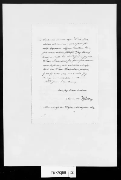 TKK/Kj56, Kjellberg, Amanda, 4.9.1871