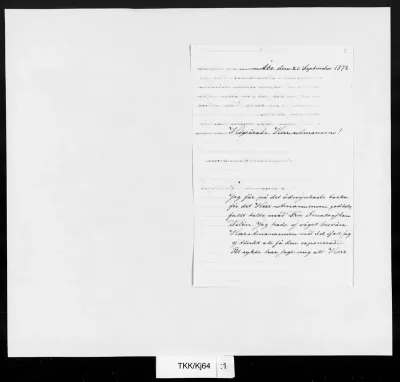 TKK/Kj64, Kjellberg, Amanda, 21.9.1874