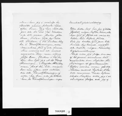 TKK/Kj68, Kjellberg, Amanda, 7.3.1882