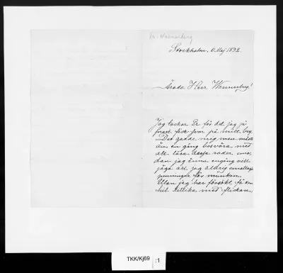 TKK/Kj69, Kjellberg, Amanda, 6.5.1892