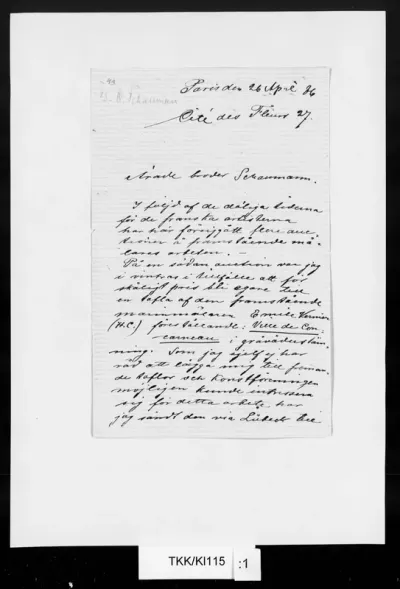 TKK/Kl115, Kleineh, Oscar, 26.4.1886