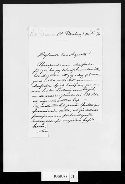 TKK/Kl77, Kleineh, Oscar, 9/27.1/2.1874