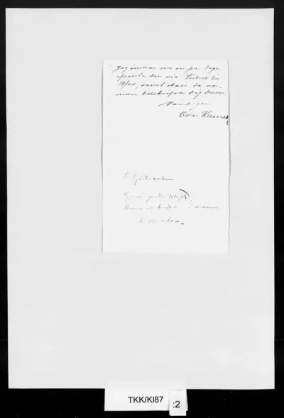 TKK/Kl87, Kleineh, Oscar, 10.3.1882
