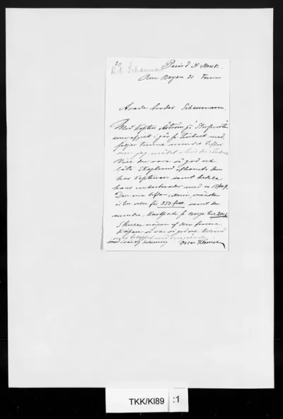 TKK/Kl89, Kleineh, Oscar, 31.3.1882