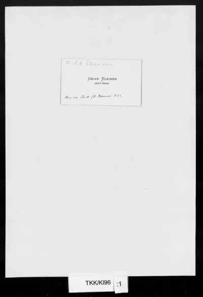 TKK/Kl96, Kleineh, Oscar, 20.4.1883