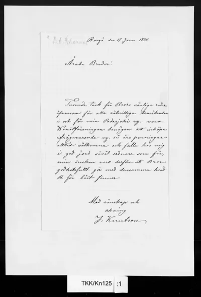 TKK/Kn125, Knutson, Johan, 17.1.1880