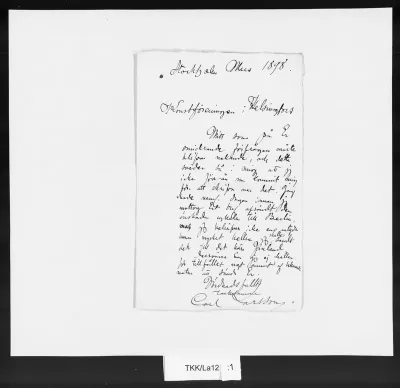 TKK/La12, Larsson, Carl, maaliskuu 1898
