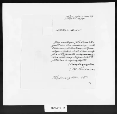 TKK/La16, Lavonius, W., 23.3.1878