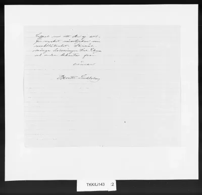 TKK/Li143, Lindholm, Berndt, 8.7.1866