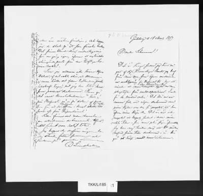TKK/Li185, Lindholm, Berndt, 18.3.1879