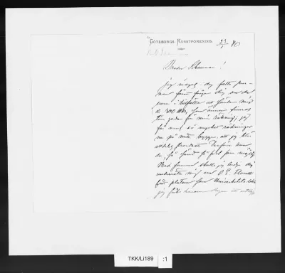 TKK/Li189, Lindholm, Berndt, 23.1.1880