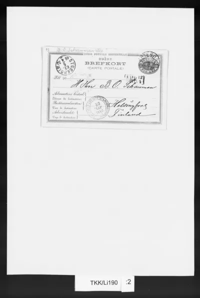 TKK/Li190, Lindholm, Berndt, 4.4.1880